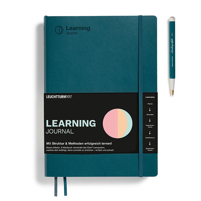 Learning Journal Composition (B5), Couverture souple, Pacific Green, Allemand