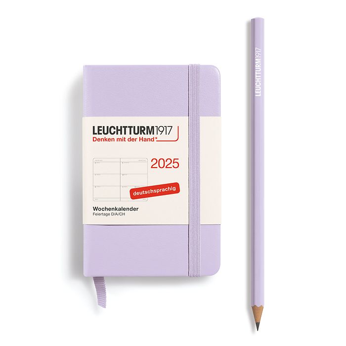 Agenda Semainier Mini (A7) 2025, Lilac, Allemand