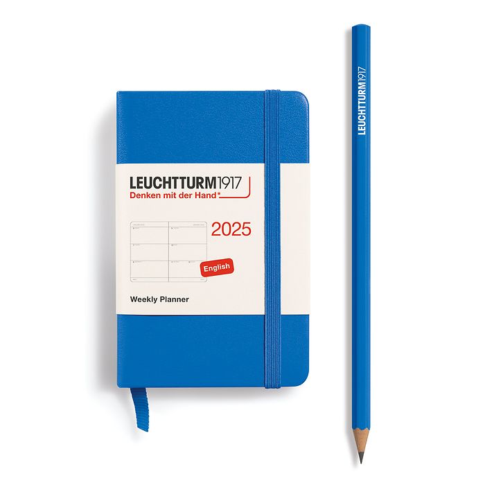 Agenda Semainier Mini (A7) 2025, Sky, Anglais