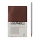 Jottbook Pocket (A6) 60 pages, 16 pages perforées, quadrillé, chocolat